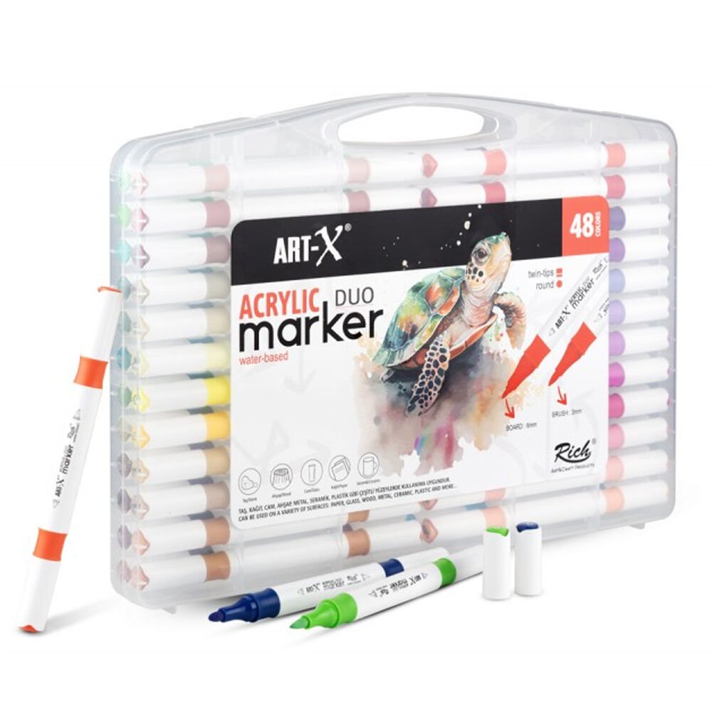 Art-X Acrylıc Marker Duo 48 Li Set 18053