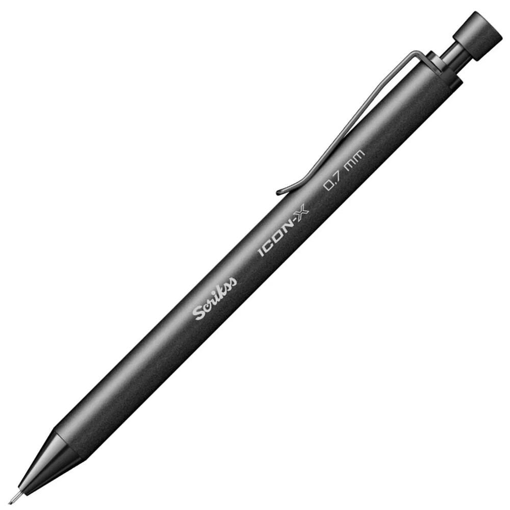 Scrikss Versatil Kalem Icon-X Metal 0.7 MM Siyah 12 Li
