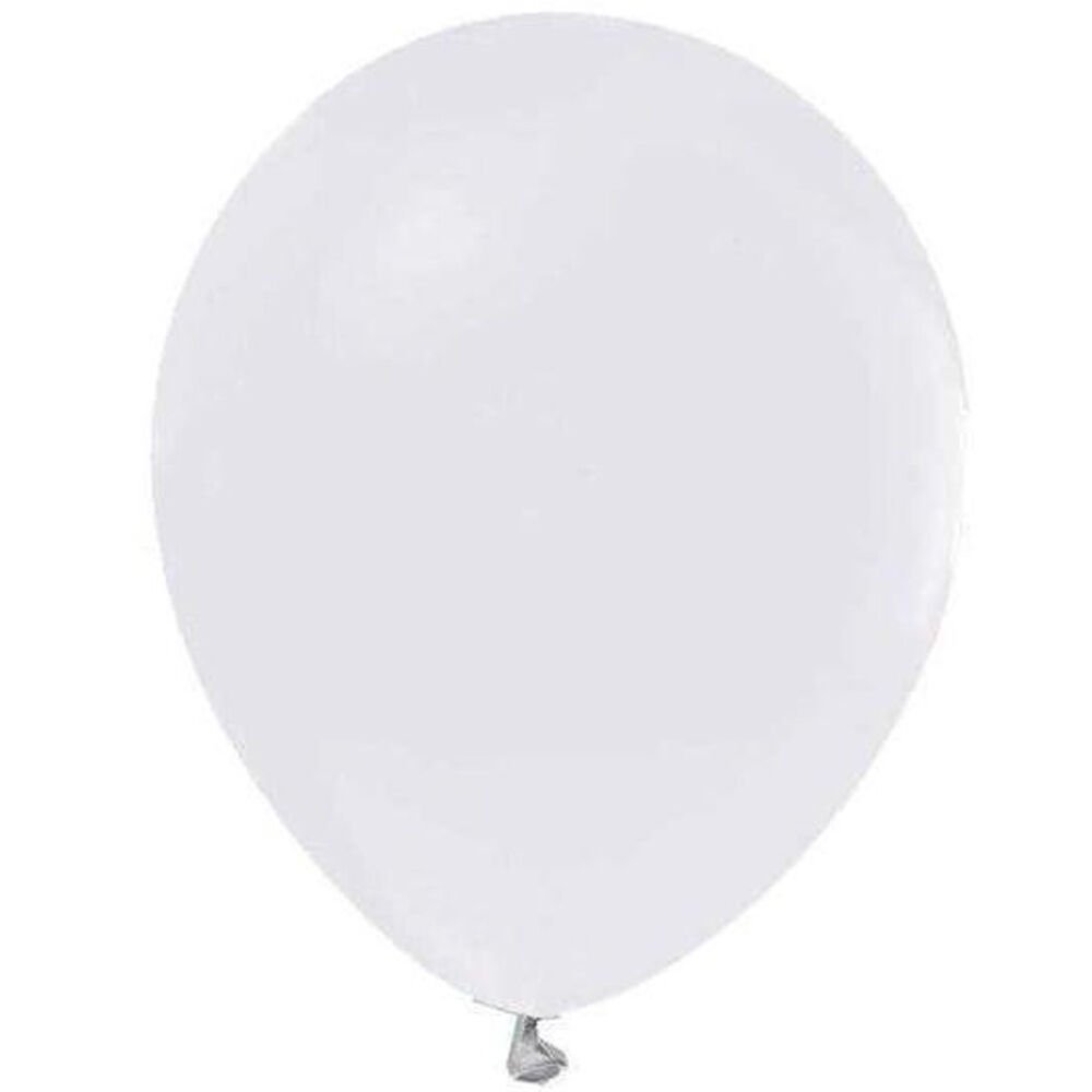 Balonevi Balon 12'' Baskı Balonu Beyaz 100 Lü