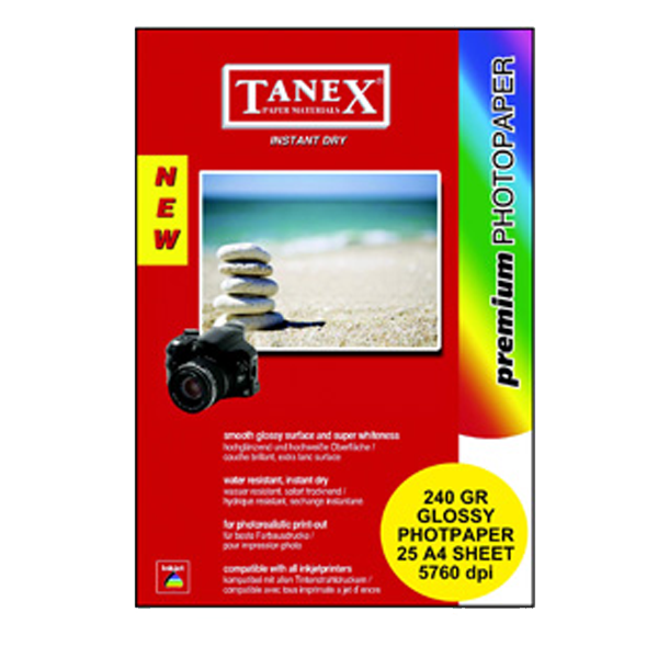 Tanex Fotoğraf Kağıdı 20 YP A4 240 GR