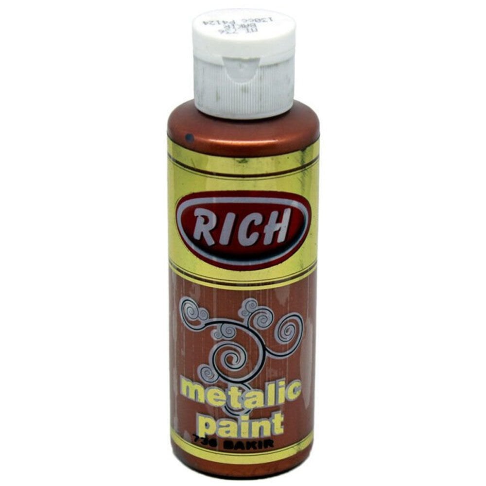 Rich Akrilik Boya Metalik 120 CC Krem 120-0734