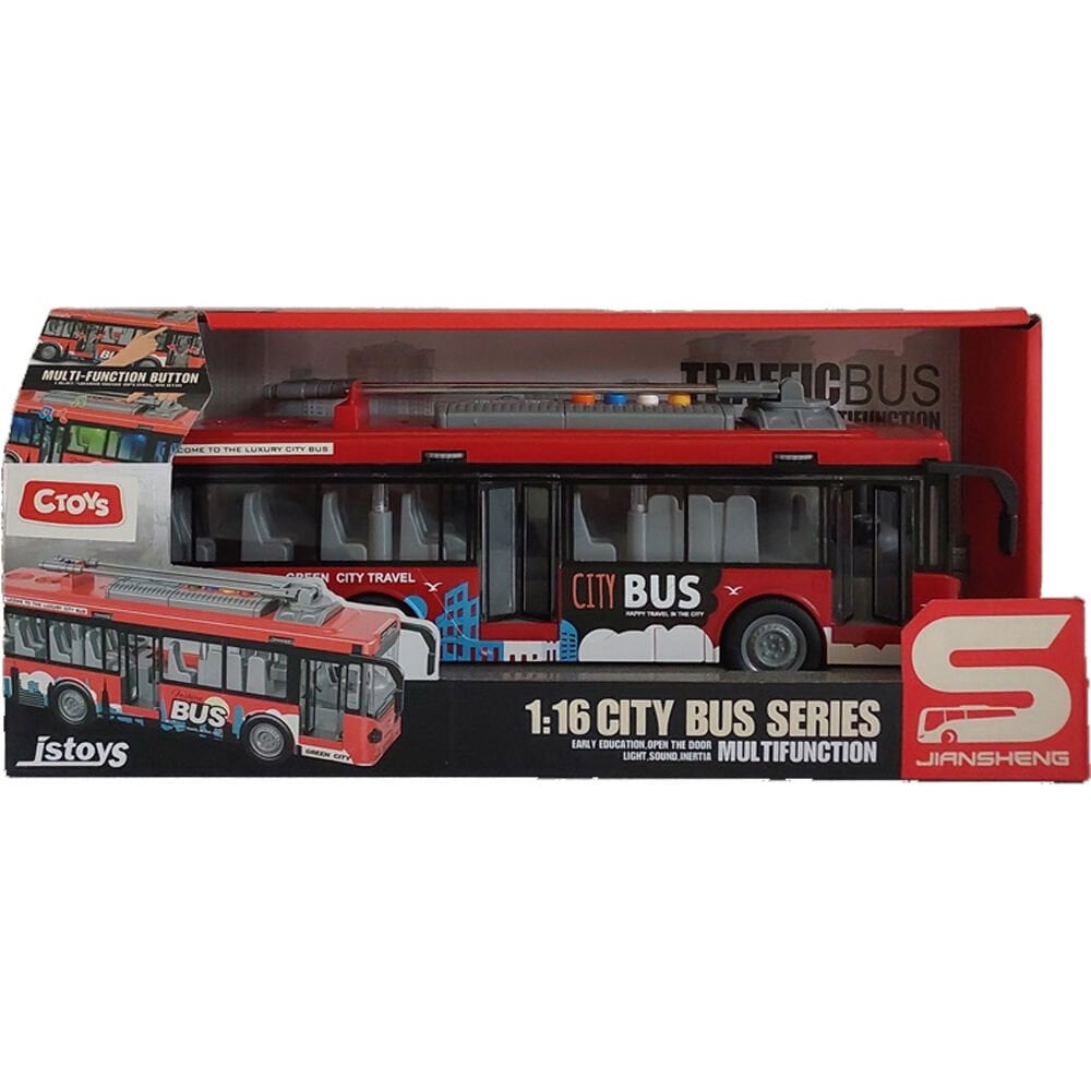 Ctoy Oyuncak Işıklı Ve Sesli Otobüs CTOY-JS121
