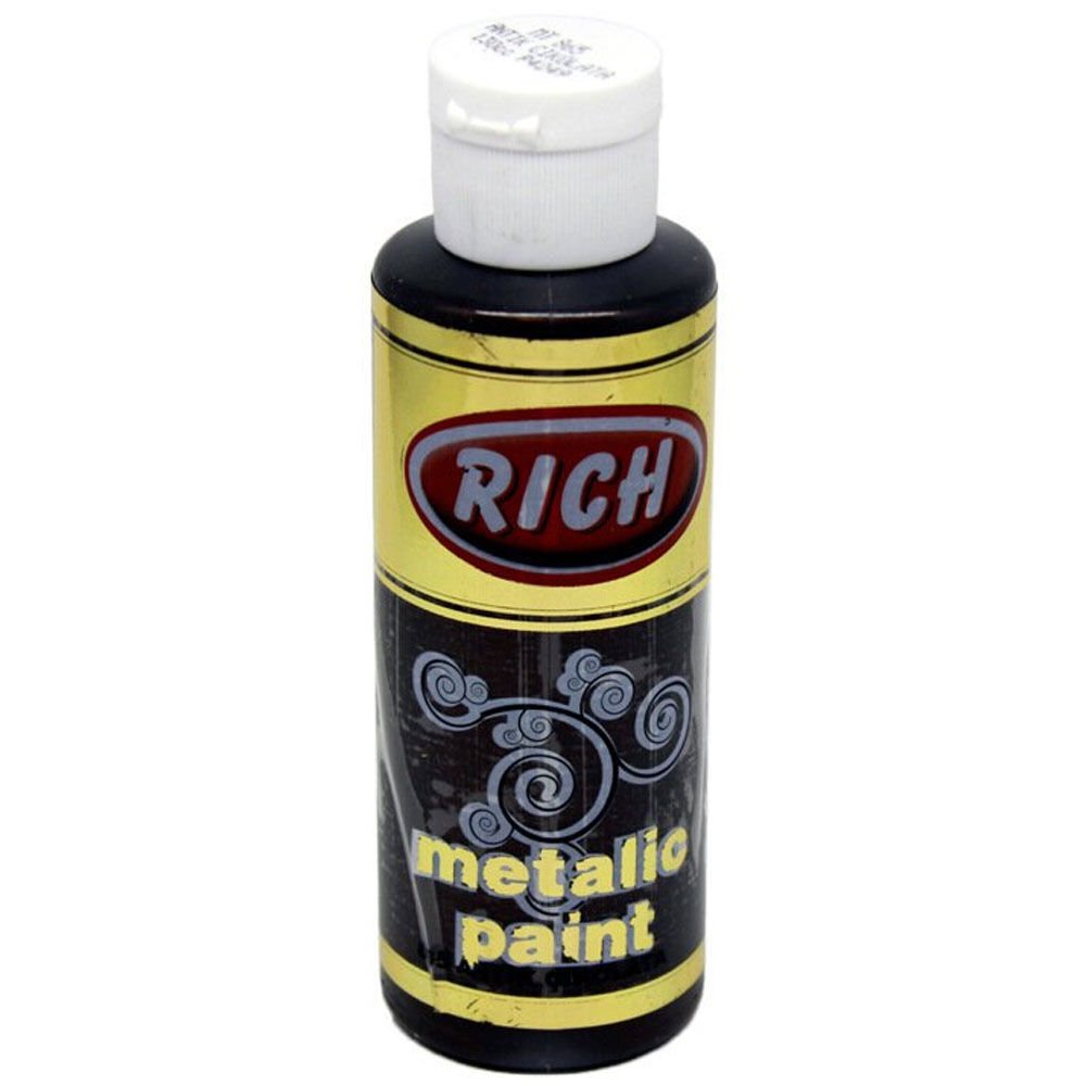 Rich Akrilik Boya Metalik 120 CC Antik Çikolata 0865