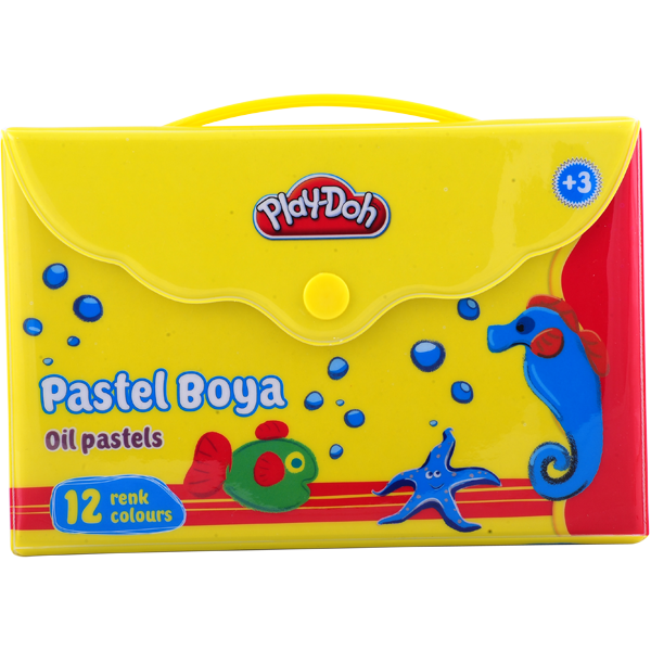 Play-Doh Pastel Boya Çantalı 12 Renk PLAY-PA005
