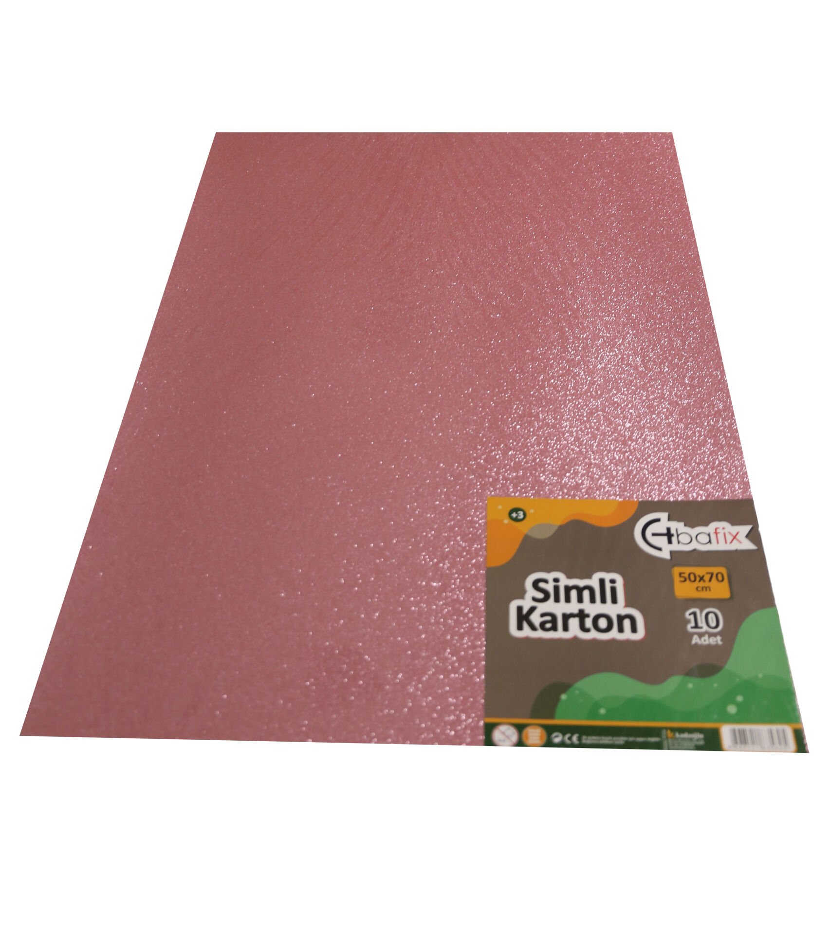 Bafix Simli Karton 50x70 Pembe