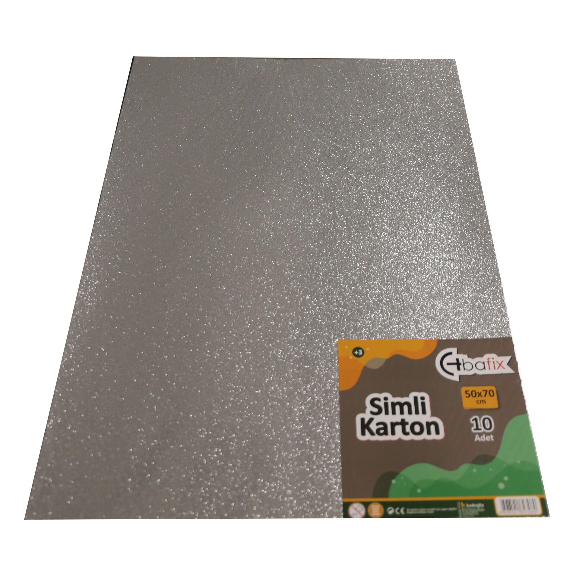 Bafix Simli Karton 50x70 Gümüş (Silver)