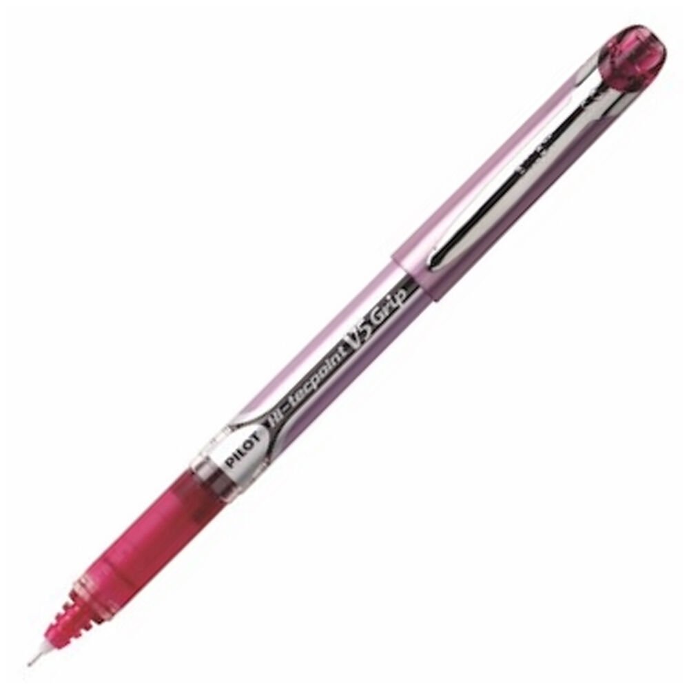 Pilot Roller Kalem V5 Grip Hi-Tecpoint İğne Uç 0.5 MM Pembe BxGPN-V5