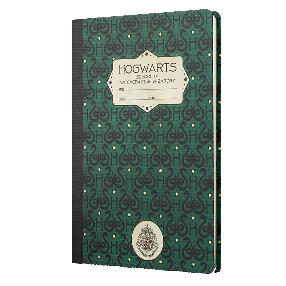 Mabbels Sert Kapak Butik Defter Harry Potter Hogwarts Syltherin Yeşil 80 YP 15x21 DFT-388166