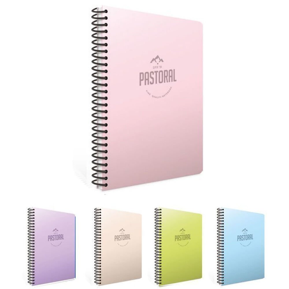 Gıpta Spiralli Plastik Kapak Defter Pastoral A6 80 YP Çiz.Stand 3617
