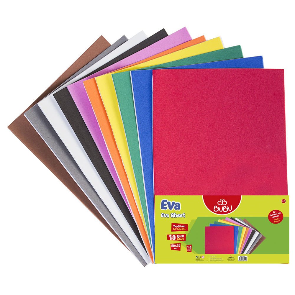 Bu-Bu Eva 50x70 Cm Yapışkanlı 2 MM Krş.10 Lu BUBU-EV0021