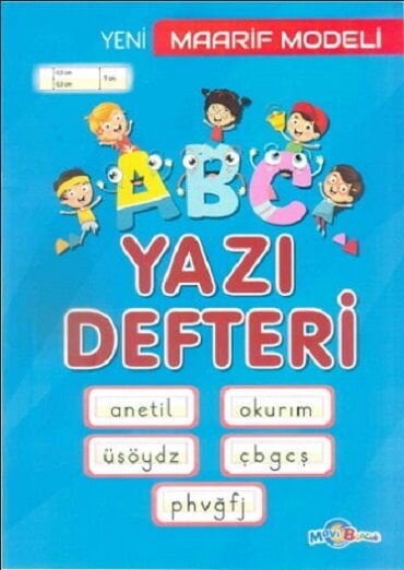 Mavi Boncuk Maarif Model Yazı Defteri Dik Kılavuz