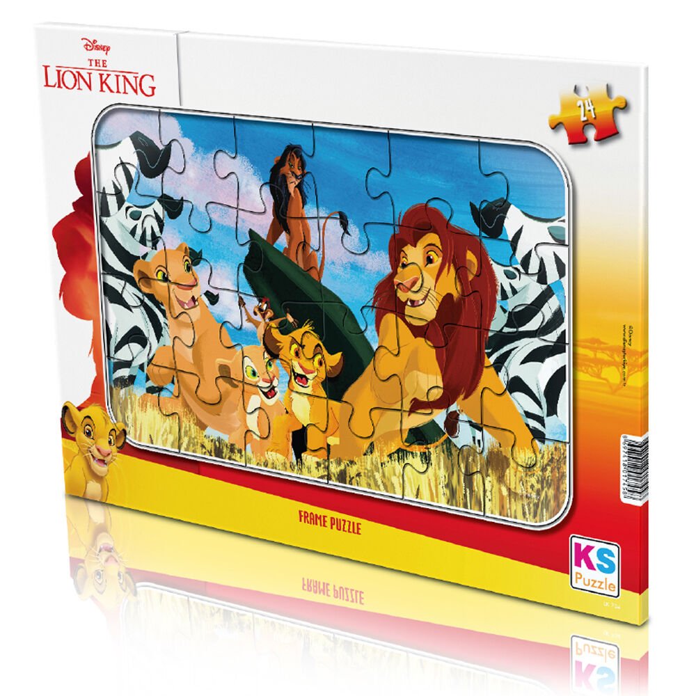 Ks Games Puzzle 24 Parça Lıon Kıng Frame Puzzle LK 704