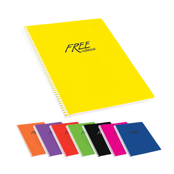 Keskin Color Spiralli Defter Free Plastik Kapak Çizgili 120 YP A4 320451-99