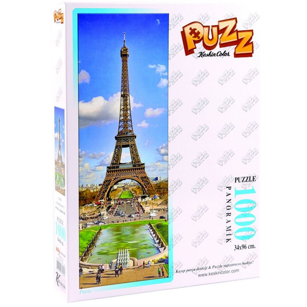 Keskin Color Puzzle 1000 Parça 34x96 Panoramik Paris 260601-99
