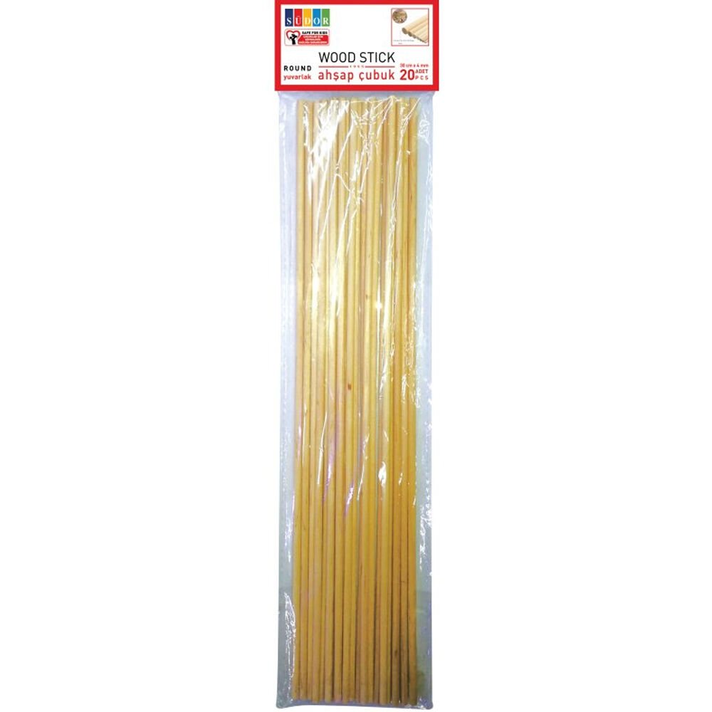 Südor Ahşap Çubuk 30 Cmx4 Mm 18 Li BS135