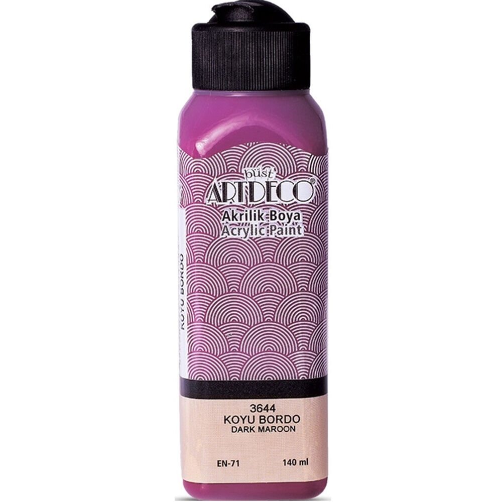 Artdeco Akrilik Boya 140 ML Koyu Bordo 070R-3644