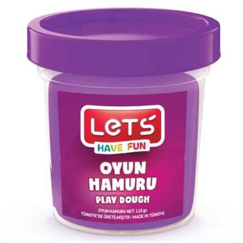 Lets Oyun Hamuru Tek Renk Mor 110 GR L8440-9