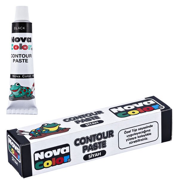 Nova Color Kontür Paste Siyah NC-184