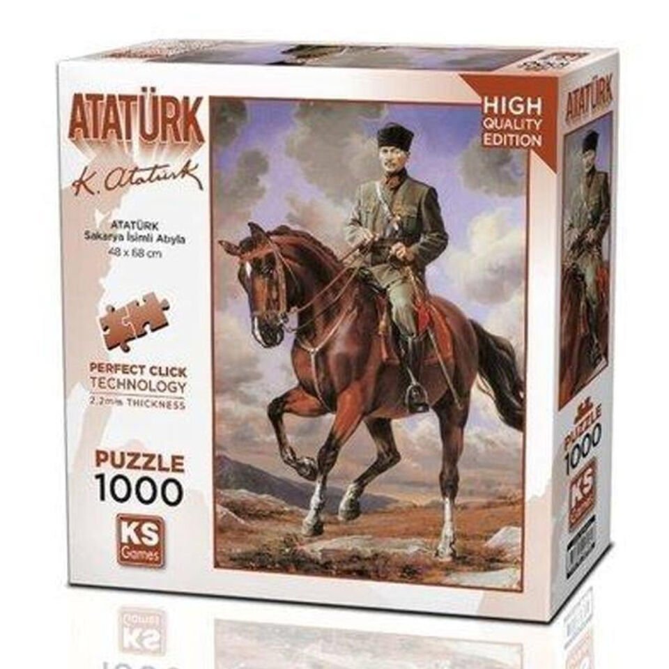 Ks Games Puzzle 1000 Parça Gazi Mustafa Kemal Sakarya Adı Atıyla 20726