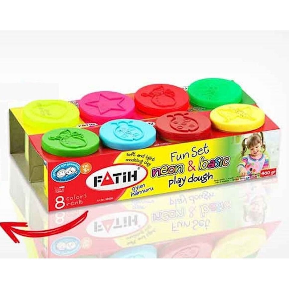 Fatih Oyun Hamuru Mini 8 Renk 400 GR 50630