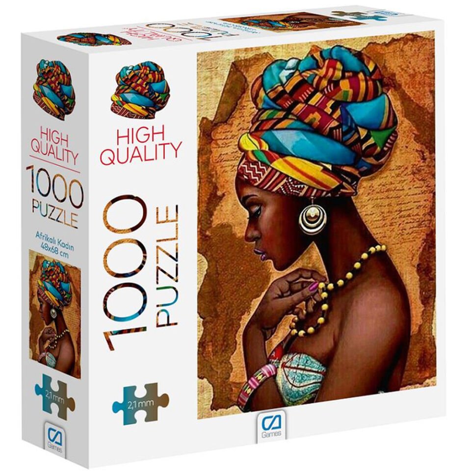 Ca Puzzle 1000 ParçaAfrikalı Kadın 7041