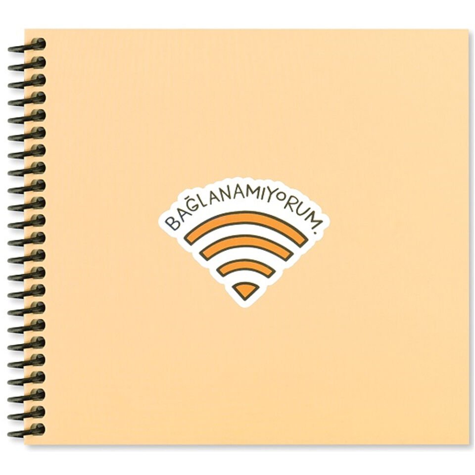 Keskin Color Sticker Defter Hisli Şeyler 16x15 50 Yp. Çizgili Stickerli Defter Bağlanamıyorum