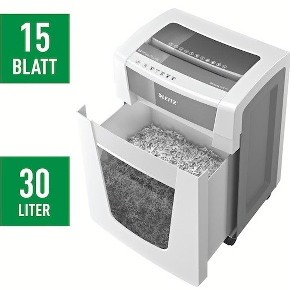 Leitz Evrak İmha Makinesi IQ Office Pro P5 Beyaz