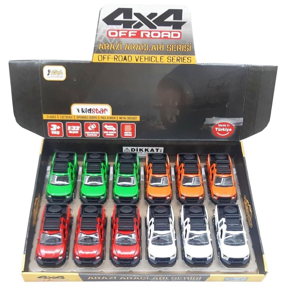 Asya Oyuncak Off-Road Çek Bırak Metal Araba KID.00062