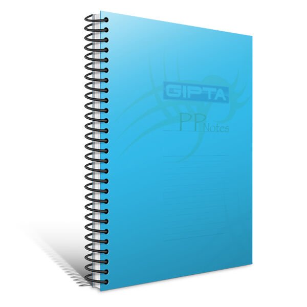 Gıpta Spiralli Defter Eko Plastik Kapak Kareli 120 YP A4 2036