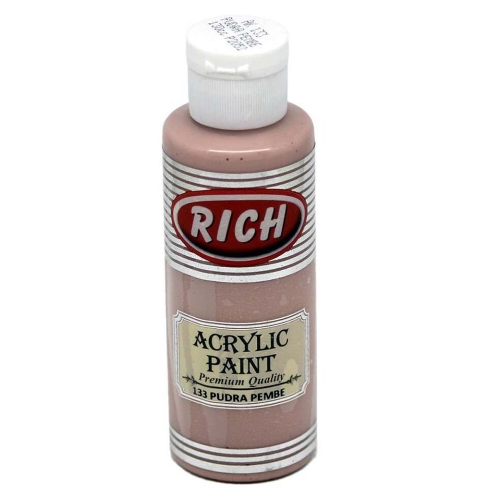 Rich Akrilik Boya Master 130 CC Pudra Pembe (Pudra Pınk) AK-130-133