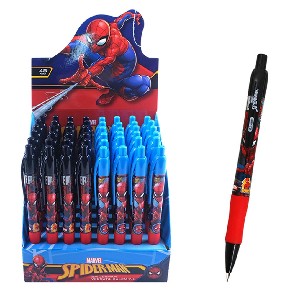 Otto Versatil Kalem Spiderman Metal Başlıklı 44556