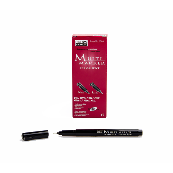 Marvy Asetat Kalemi Permanent S Seri Siyah 2600S-1