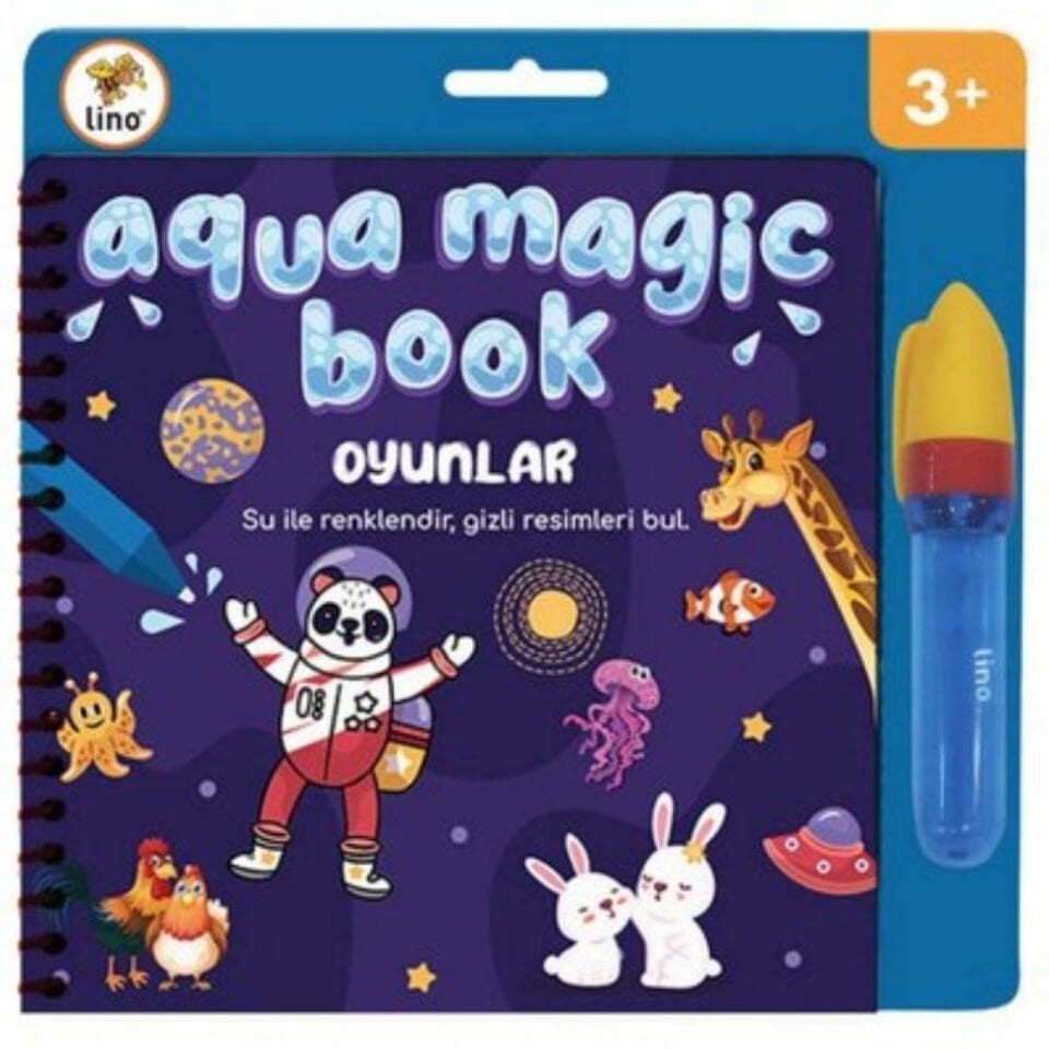 Lino Sihirli Boyama Kitabı Aqua Magic Book Oyunlar TFL-1002