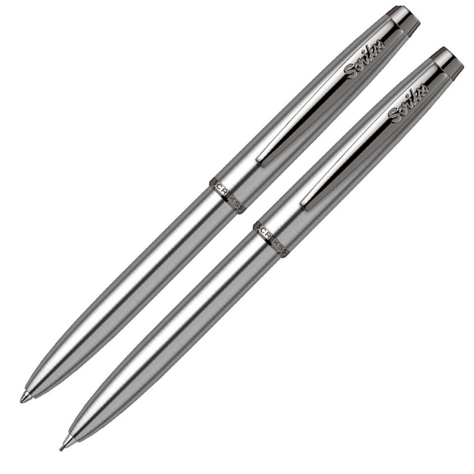 Scrikss Takım Kalem Tükenmez+Versatil Prestige Kristal Kutu 108M