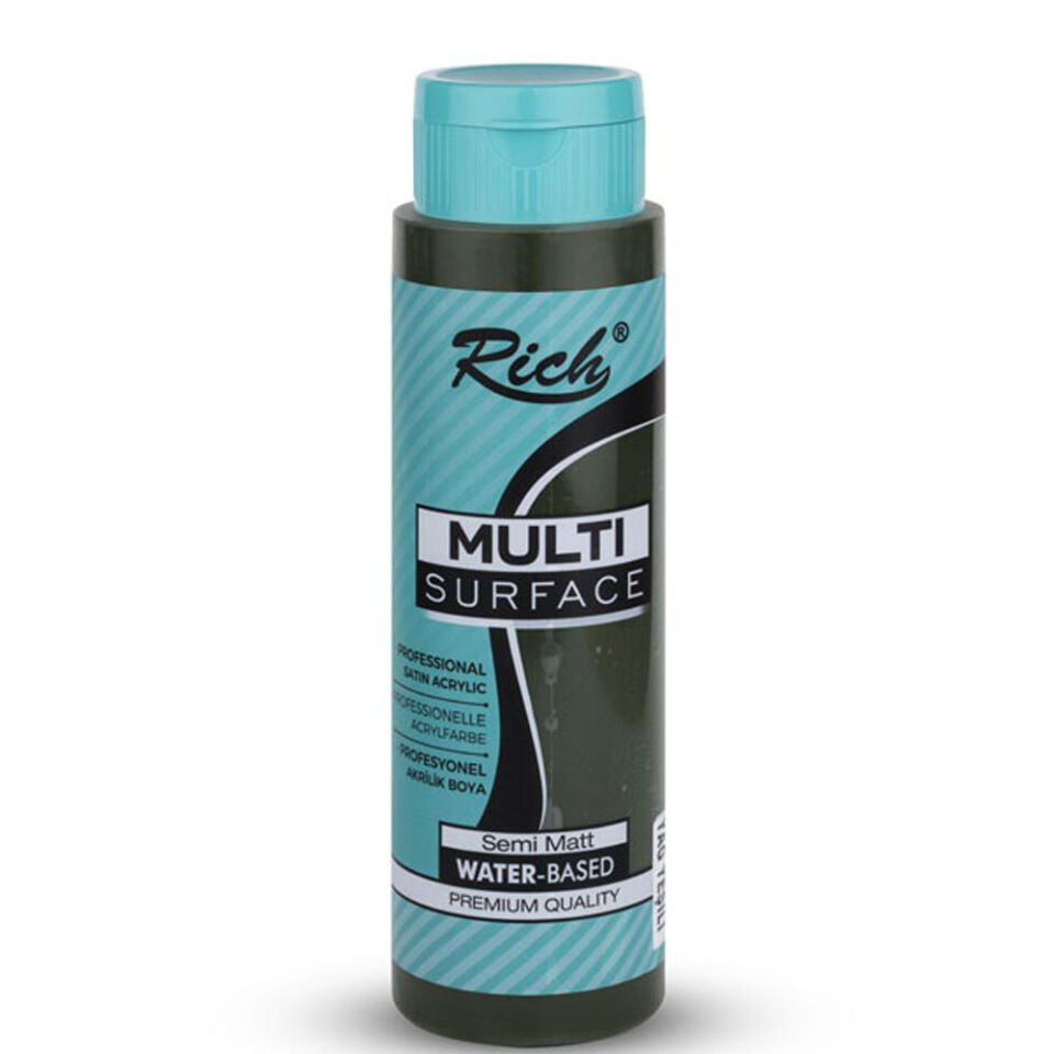 Rich Akrilik Boya Multi Surface 500 CC Yağ Yeşili 500-2222