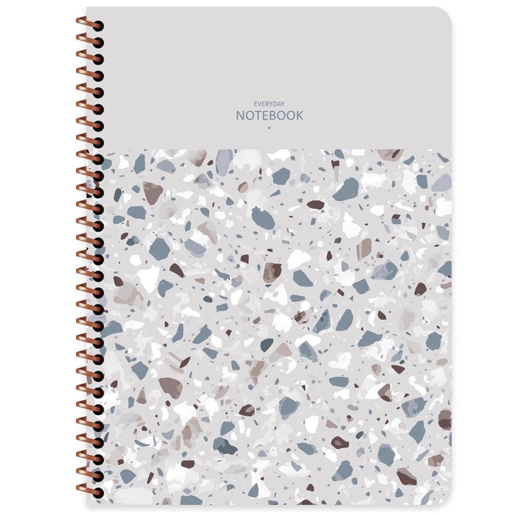 Keskin Color Defter 16,5x22,5 80 Yp.kar.pp Kp.Spiralli Terazzo