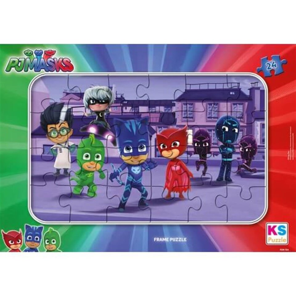 Ks Games Frame Puzzle 24 Pj Masks Lisanslı Ürünler