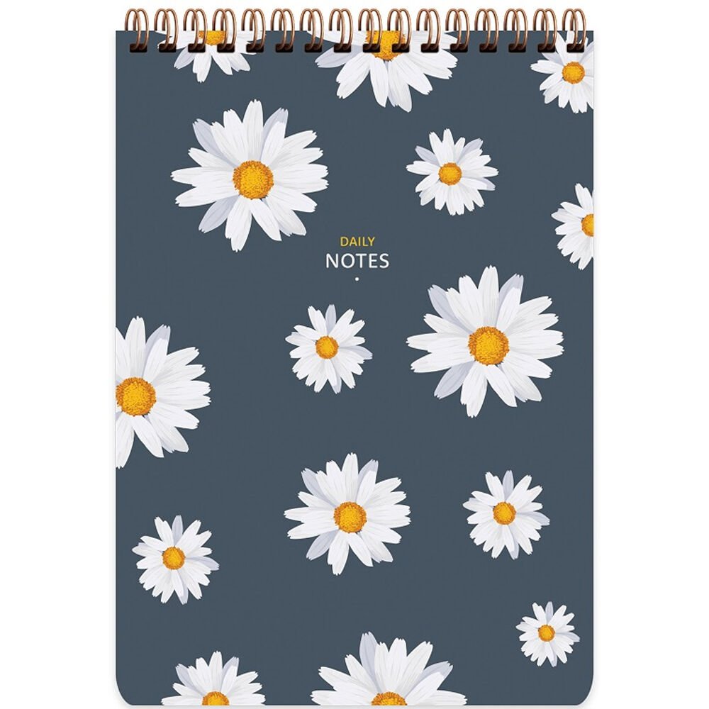 Keskin Color Spiralli Bloknot 17x24 72 YP Kareli Çiçek 145463-99