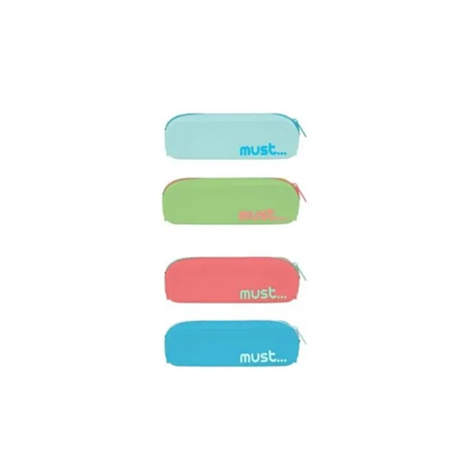 Must... Kalem Kutusu Sılıcone Pouch 20x5x6 Focus 4 colors  585642