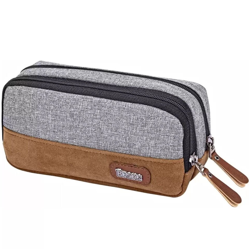 Brons Kalem Kutusu Çift Kat Kot BR-3132