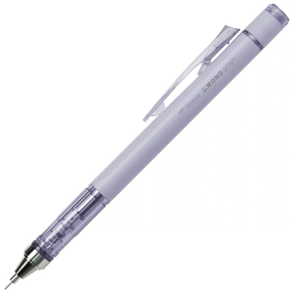 Tombow Versatil Kalem Mono Graph Mineral 0,5 MM Bls Şeffaf Mor
