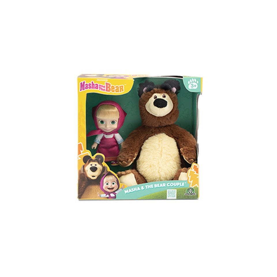 Masha&Koca Ayı 20 Cm Pelus 12 Cm Bebek