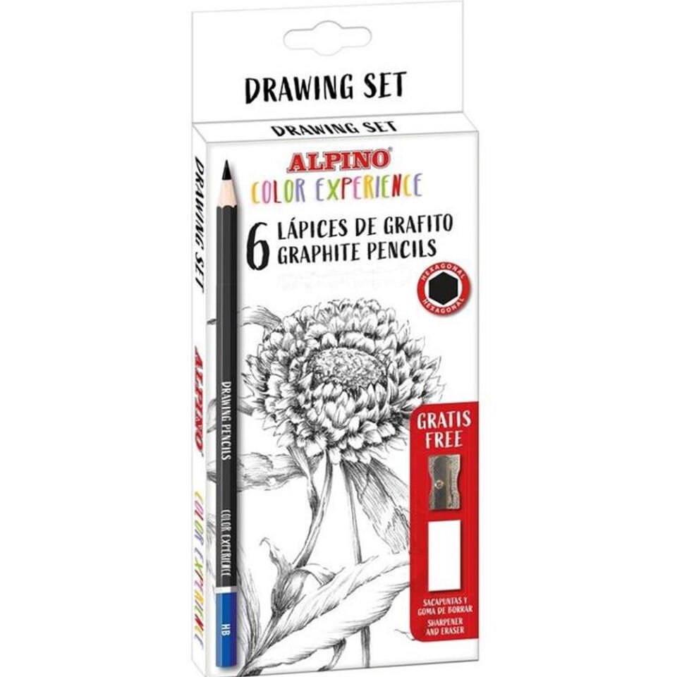 Alpino Kara Kalem Seti-6 Lı Ju-000050