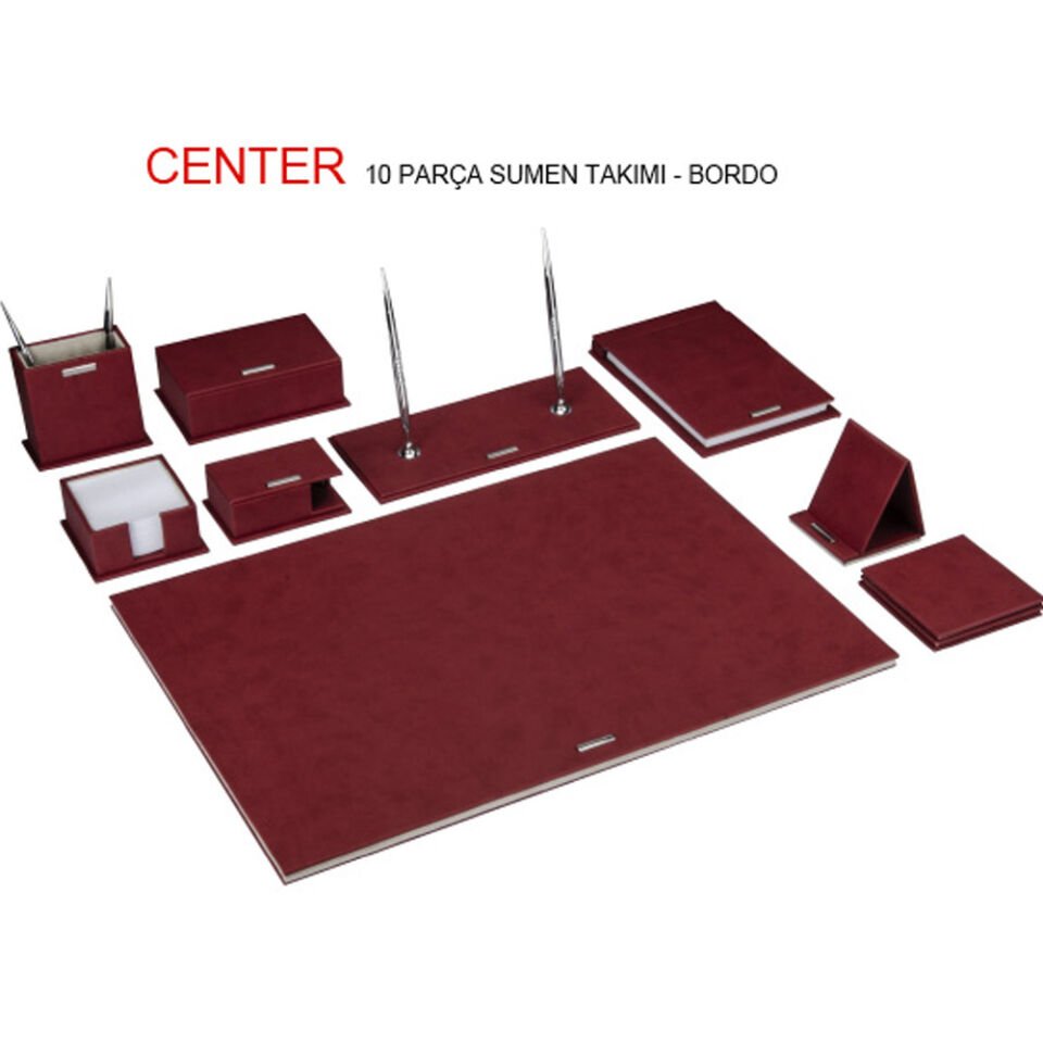 Gıpta Sümen Takımı 10 Parça Center Bordo 7140