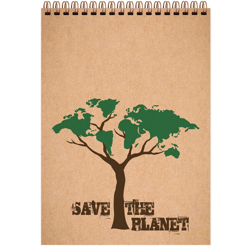 Keskin Color Bloknot Spiralli Planet 14x 20 100 YP Düz 143410-99
