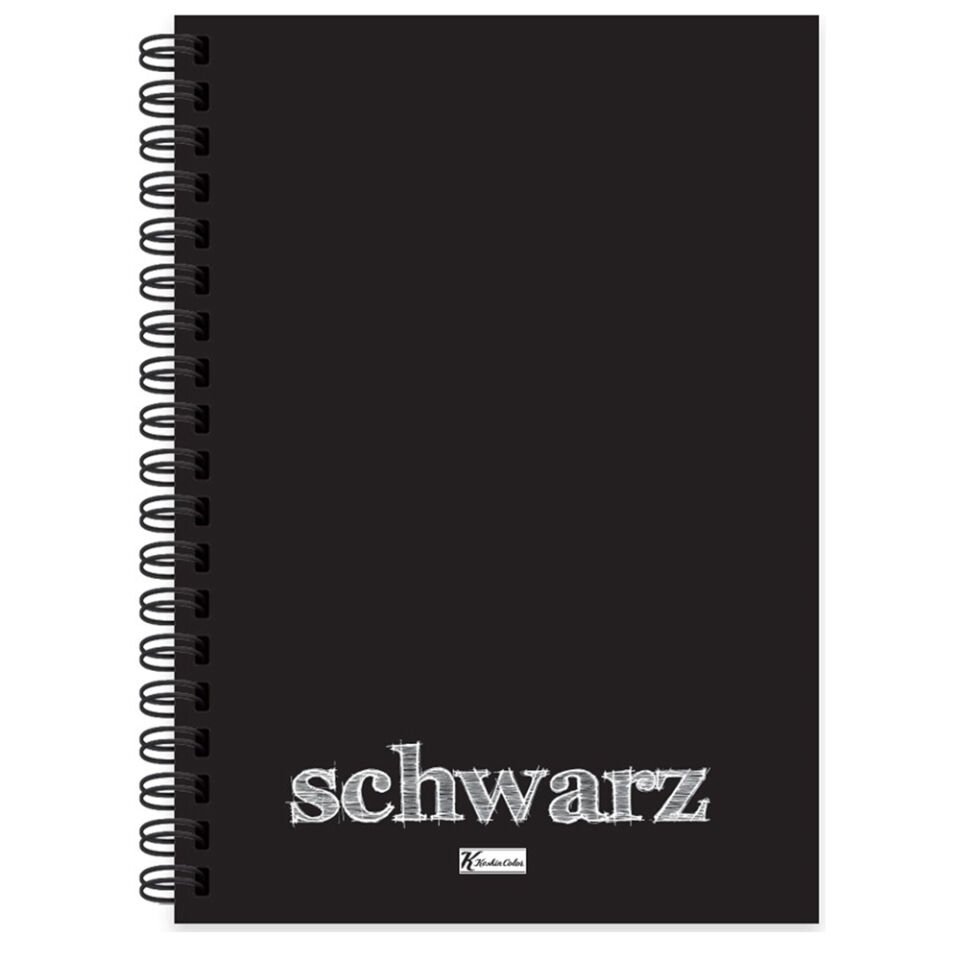 Keskin Color Defter A6 40 Yp.PP Kap.Spr.Schwarz 350560-99