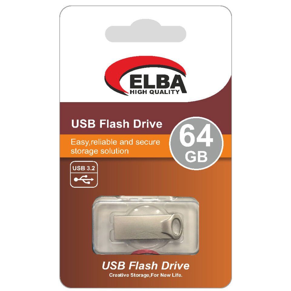 Elba Flash Bellek 64 Gb Metal 3.2 Usb