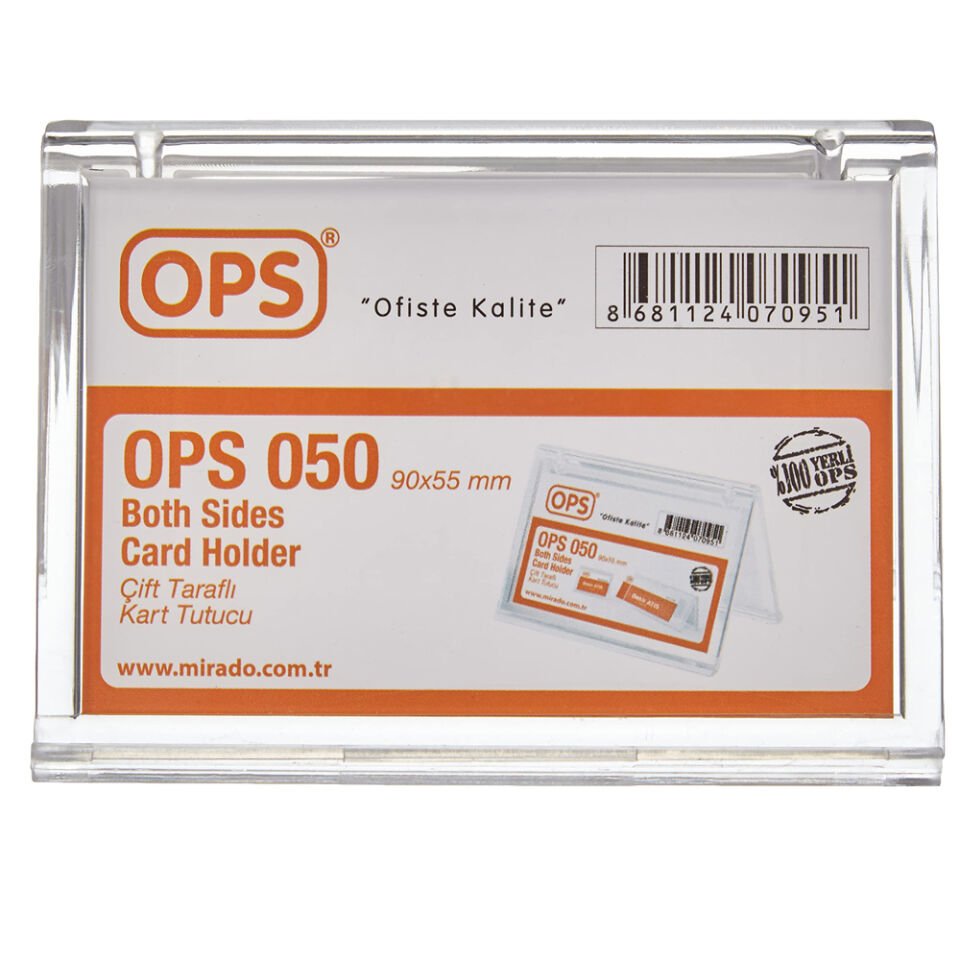 Ops Sergileme Ürünü 2 Taraflı Yatay Tutuculu Kartvizitlik Dp 050