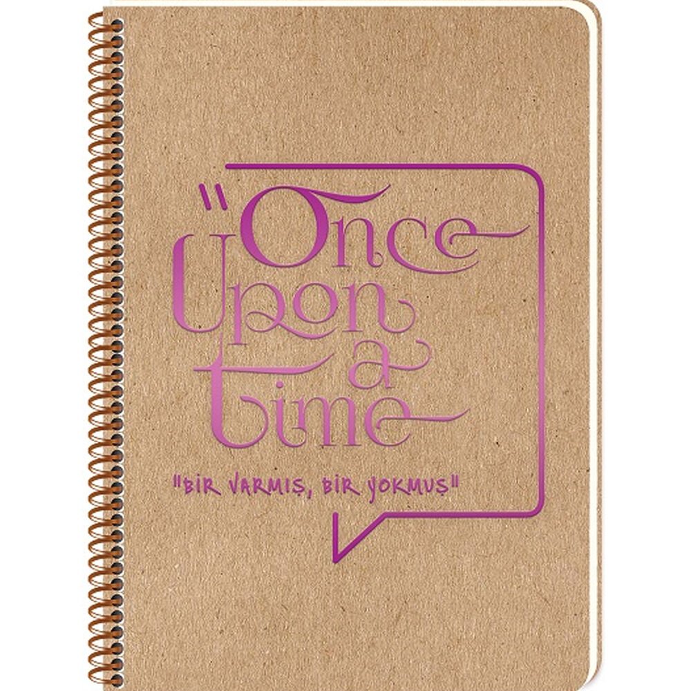 Keskin Color Spiralli S.Kapak Funky Defter 16,5x22,5 80 Yp.Çizgili