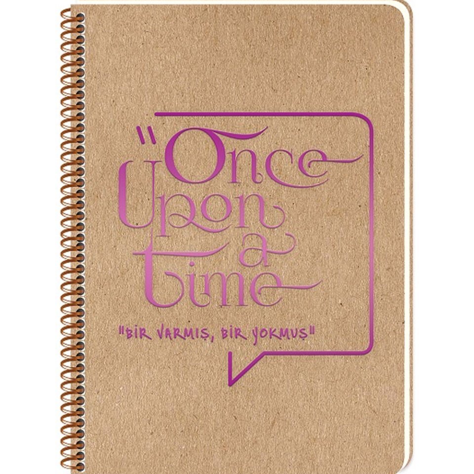 Keskin Color Spiralli S.Kapak Funky Defter 16,5x22,5 80 Yp.Çizgili